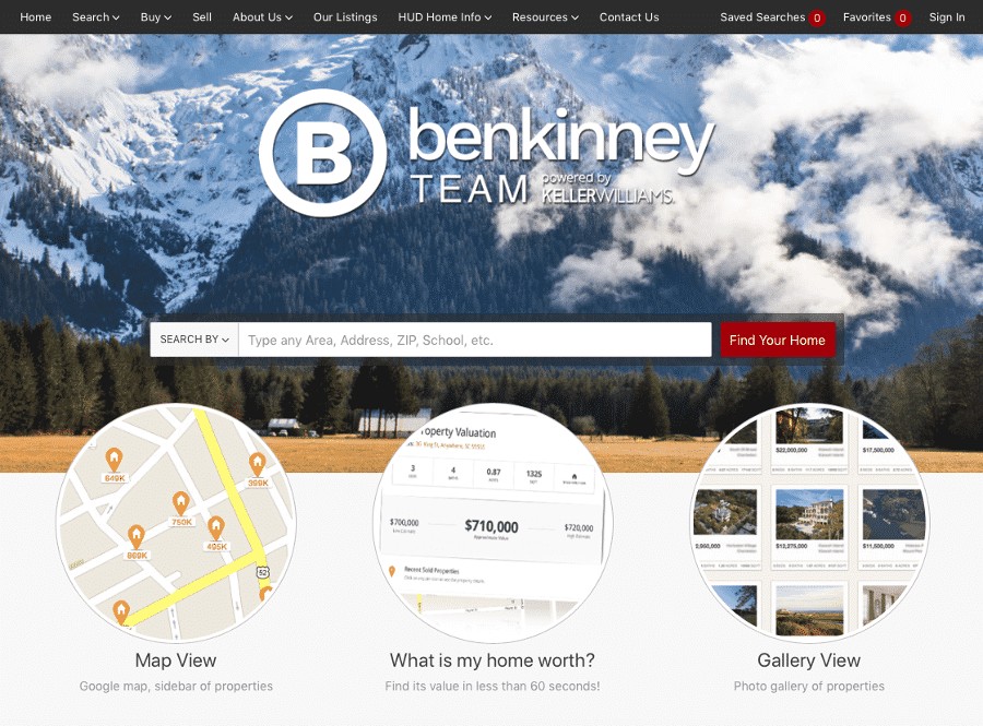 Ben Kinney Team website