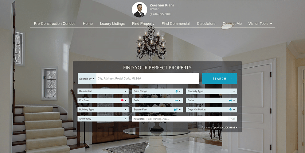 Live InCom Website Examples