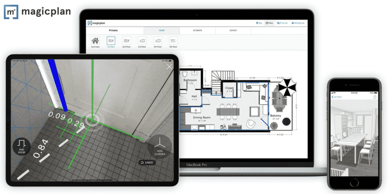 MagicPlan floor planning app