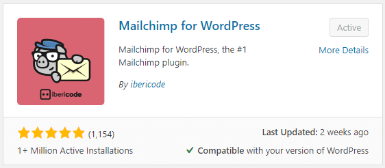 Mailchimp WordPress Plugin