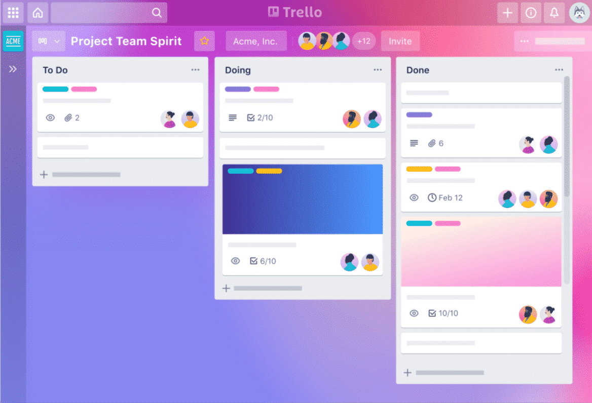 Trello Project management apps