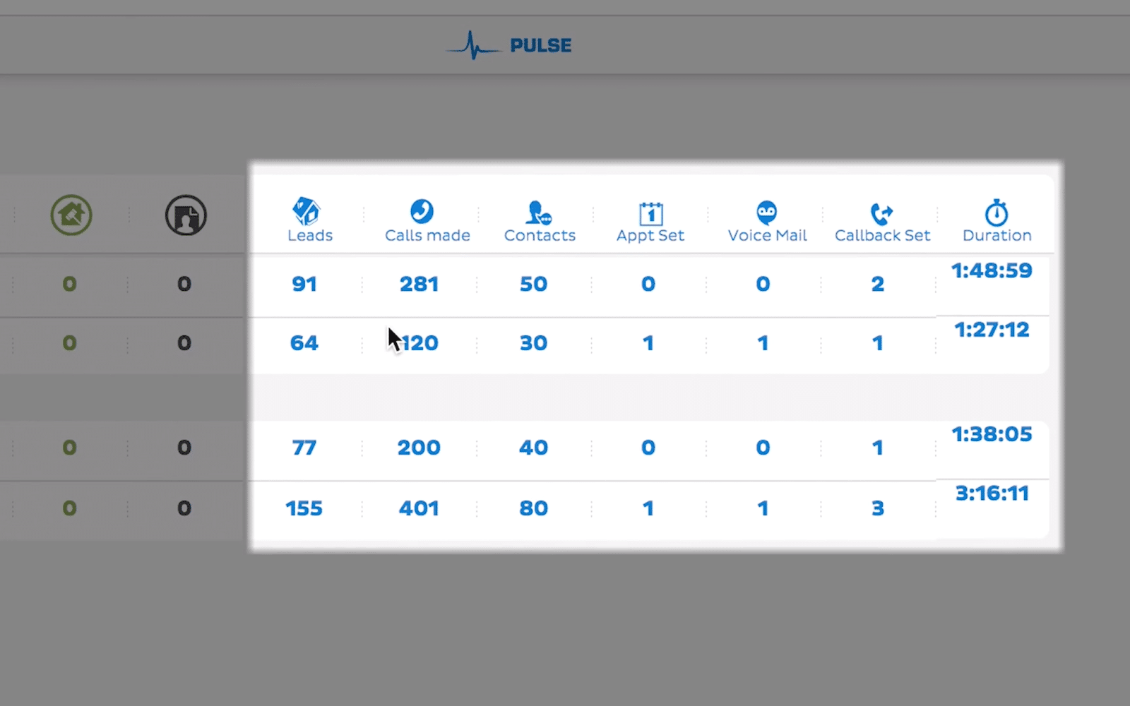 REDX pulse tracks