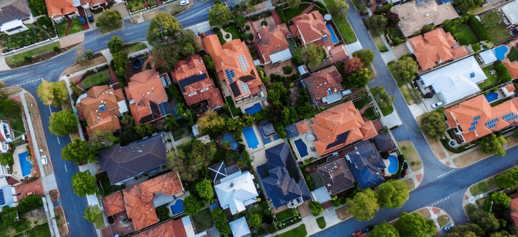 Top View of Houses