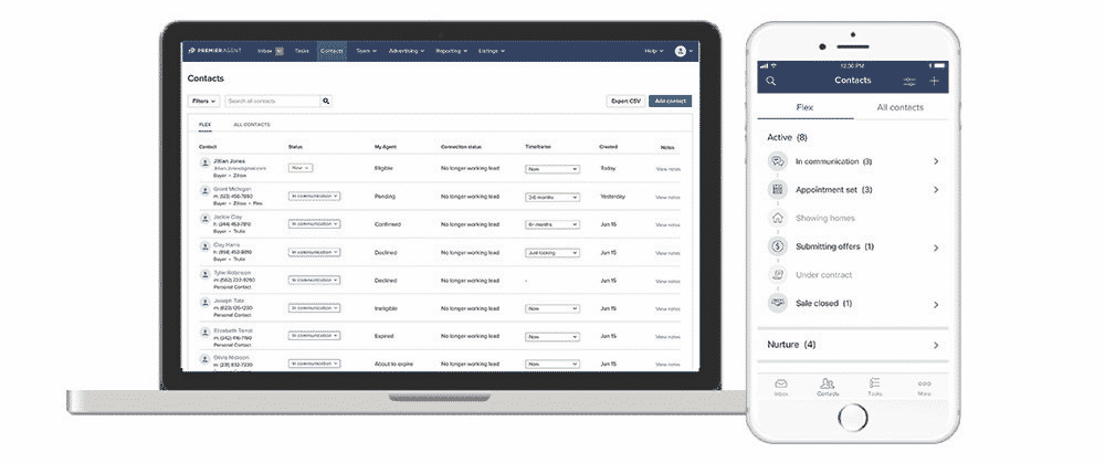 Zillow Flex - Laptop and Mobile interface